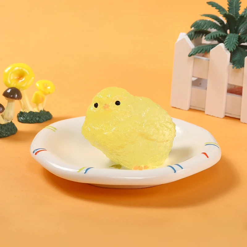 130g Yellow Crystal Chicken Taba Squishy