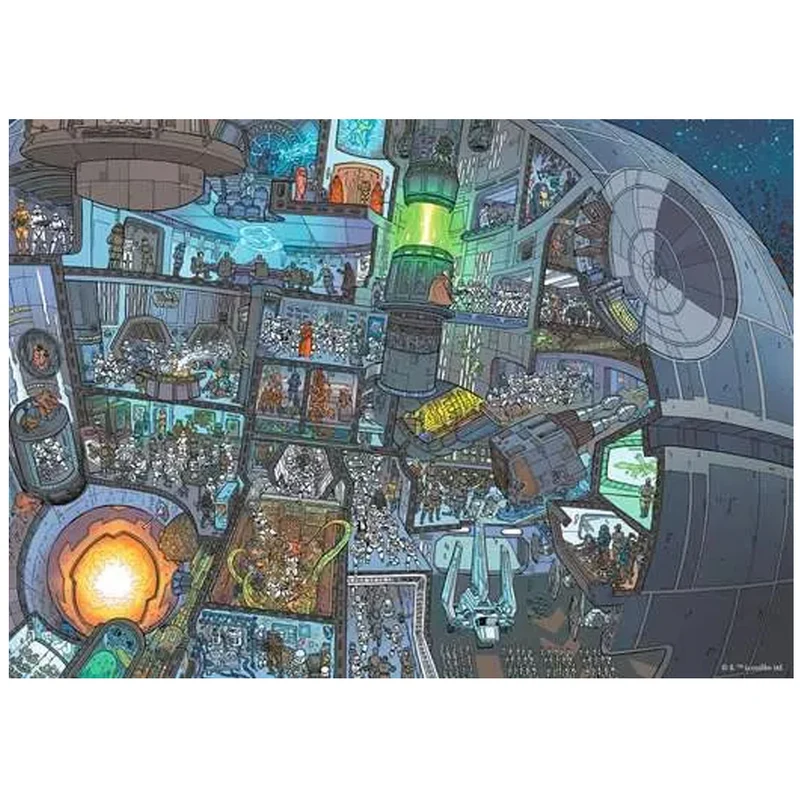 Star Wars: Where's Wookie 1000 Pc Puzzle