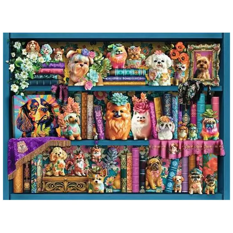 Ravensburger Precious Porcelain Pups 500 Pc Puzzle