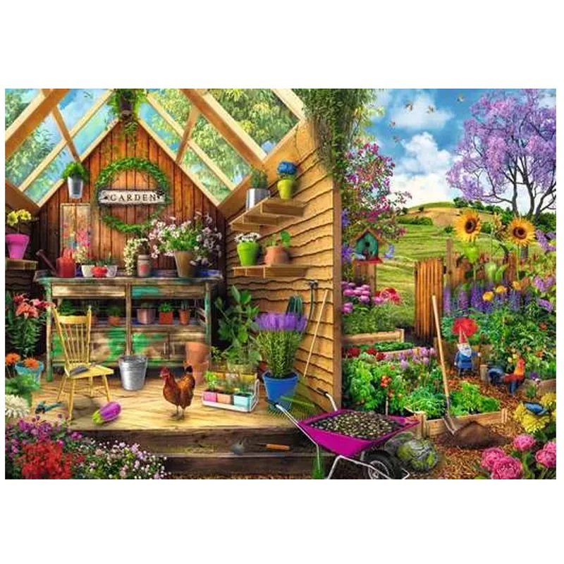 Ravensburger Gardener's Getaway 300 pc Puzzle Large Format