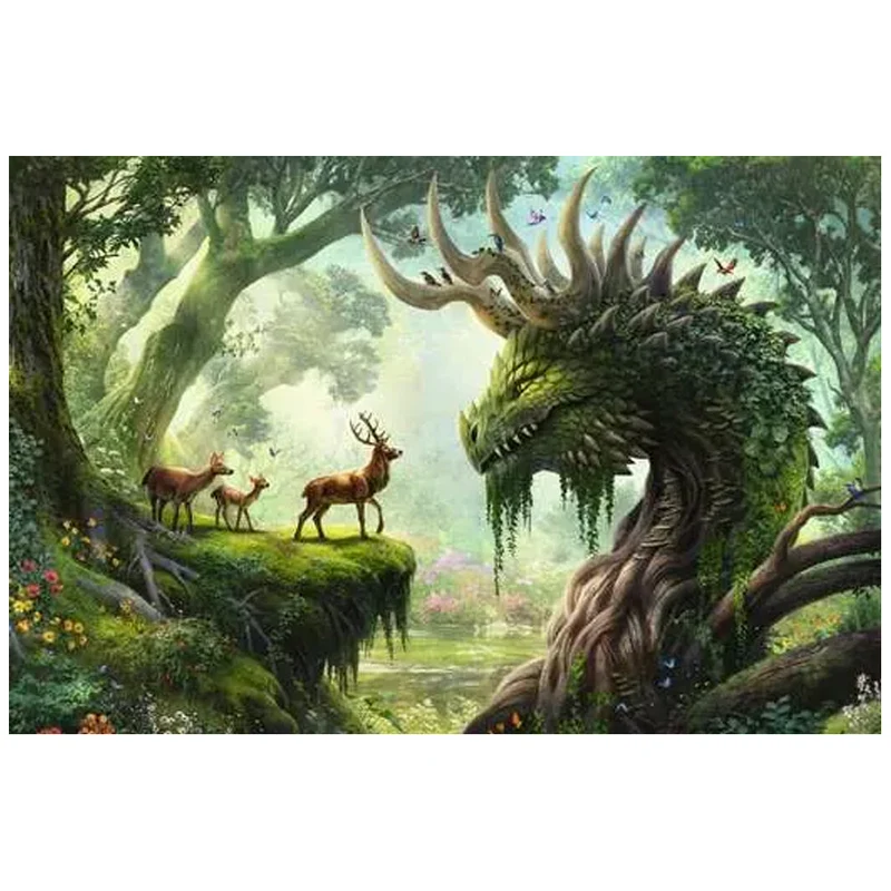 Ravensburger The Forest Dragon Awakes 3000 Pc Puzzle