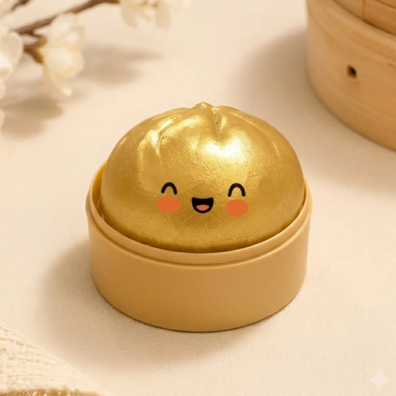 Squishy Dumpling Mystère - Coloris Surprise Anti-Stress Kawaii