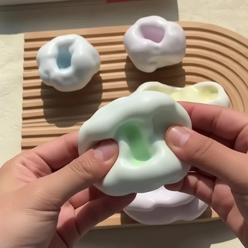 Squishy Grappe Modelable Sensorielle Anti-Stress