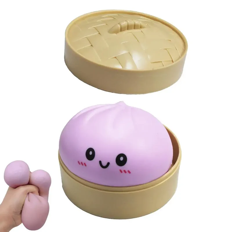 Squishy Dumpling & Mini Vapeur Bambou Kawaii