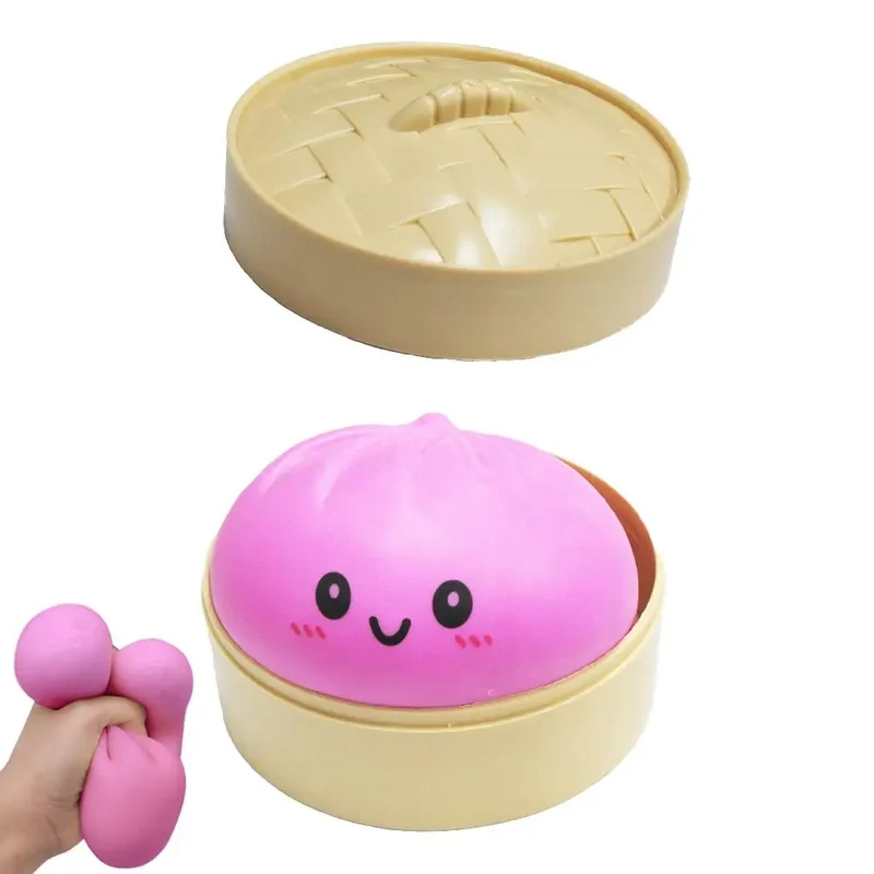 Squishy Dumpling & Mini Vapeur Bambou Kawaii