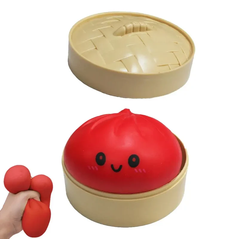 Squishy Dumpling & Mini Vapeur Bambou Kawaii