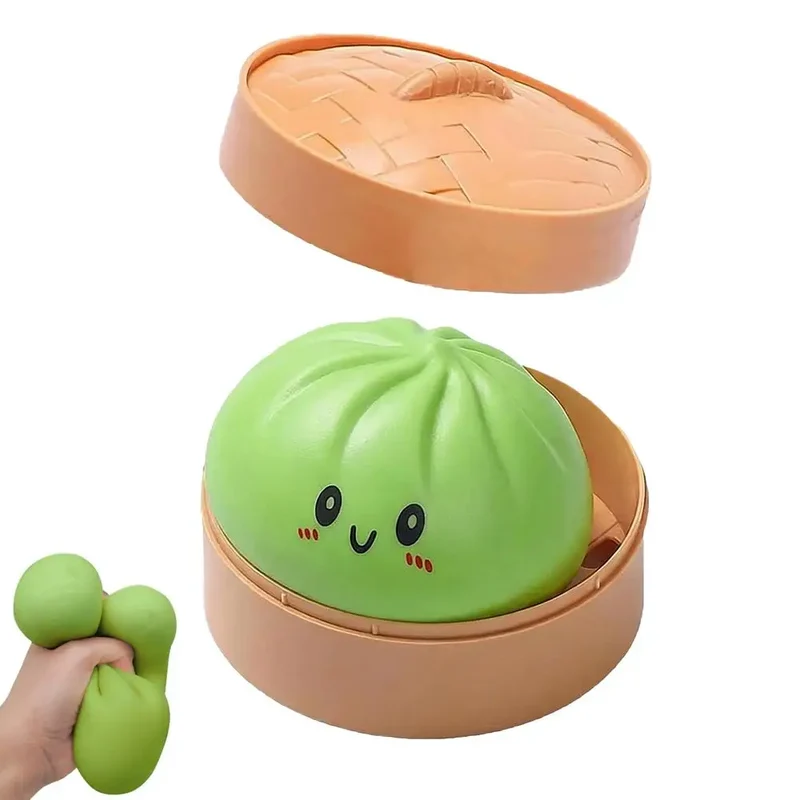 Squishy Dumpling & Mini Vapeur Bambou Kawaii