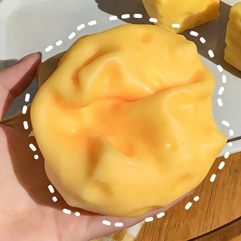 Squishy Fromage Géant XXL Rebond Lent