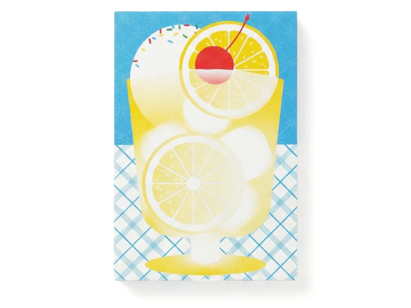 Mini bloc memo Summer Lemonade - Fruit fries Design Lab