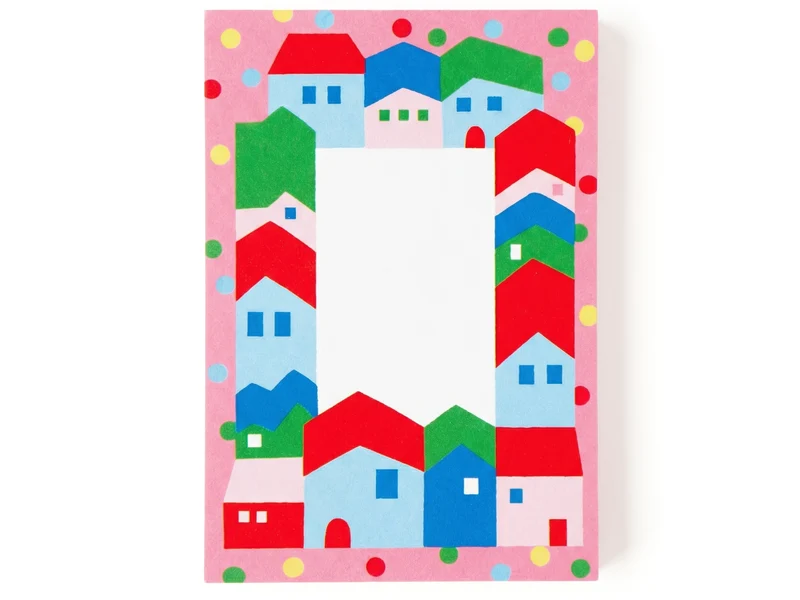 Mini bloc notes village rose - Fruit fries Design Lab