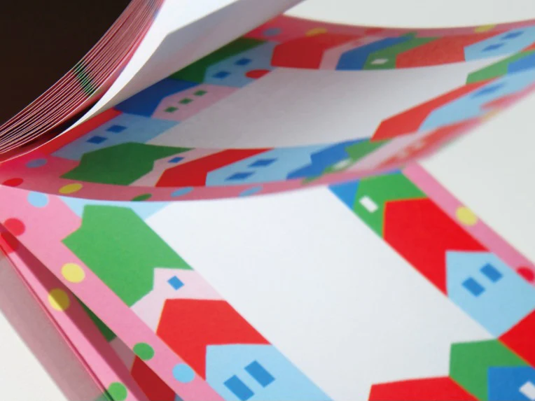 Mini bloc notes village rose - Fruit fries Design Lab