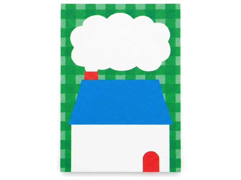 Mini bloc notes maison cozy - Fruit fries Design Lab