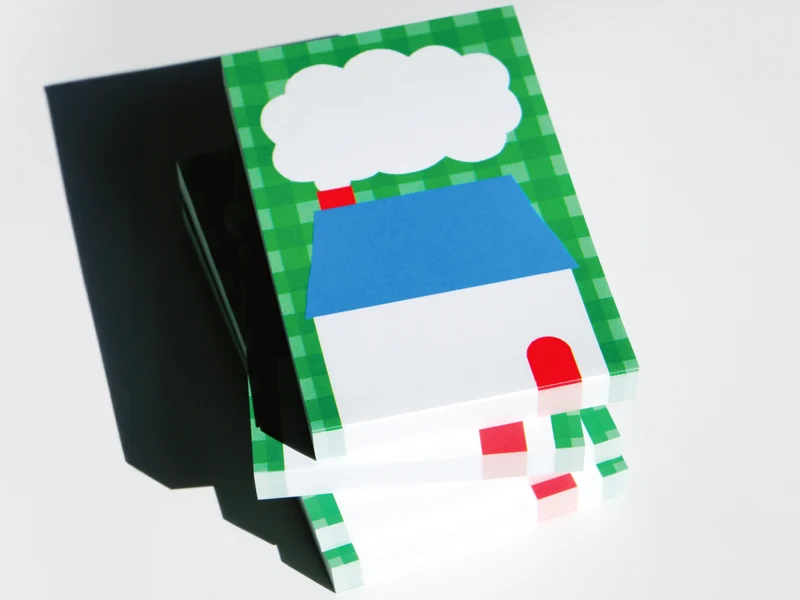 Mini bloc notes maison cozy - Fruit fries Design Lab