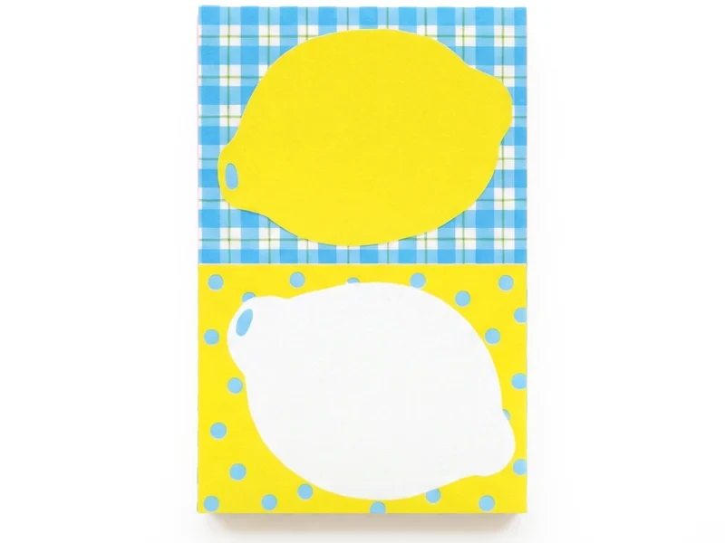 Mini Bloc Memo Citrons - Fruit Fries Design Lab