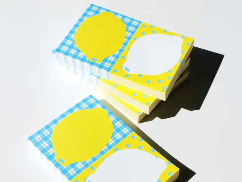 Mini Bloc Memo Citrons - Fruit Fries Design Lab