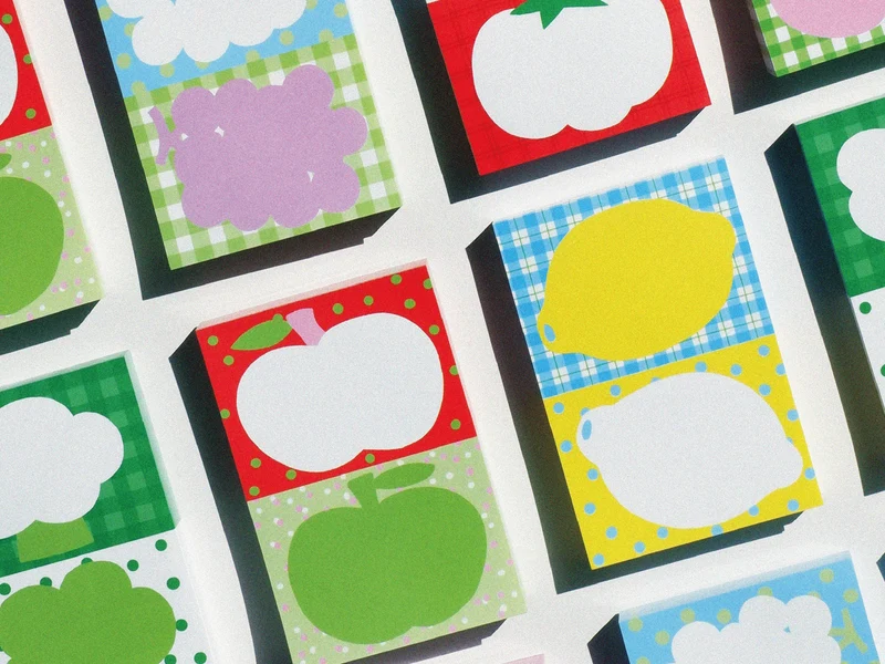 Mini Bloc Memo Citrons - Fruit Fries Design Lab