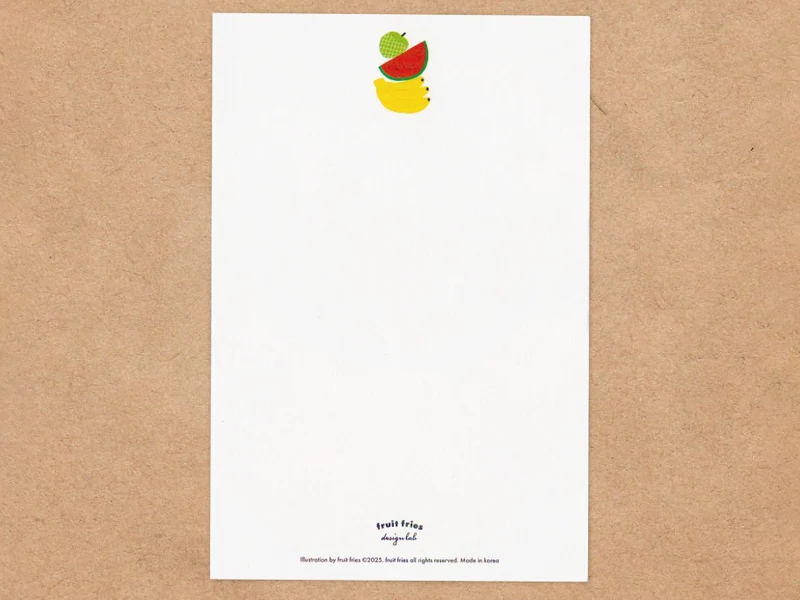 Carte postale Fruit of balance - Fruit Fries Design Lab