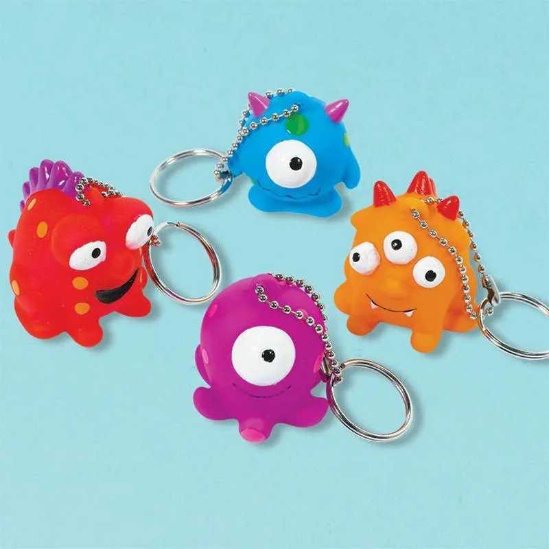 Monster keychains, 12 per package