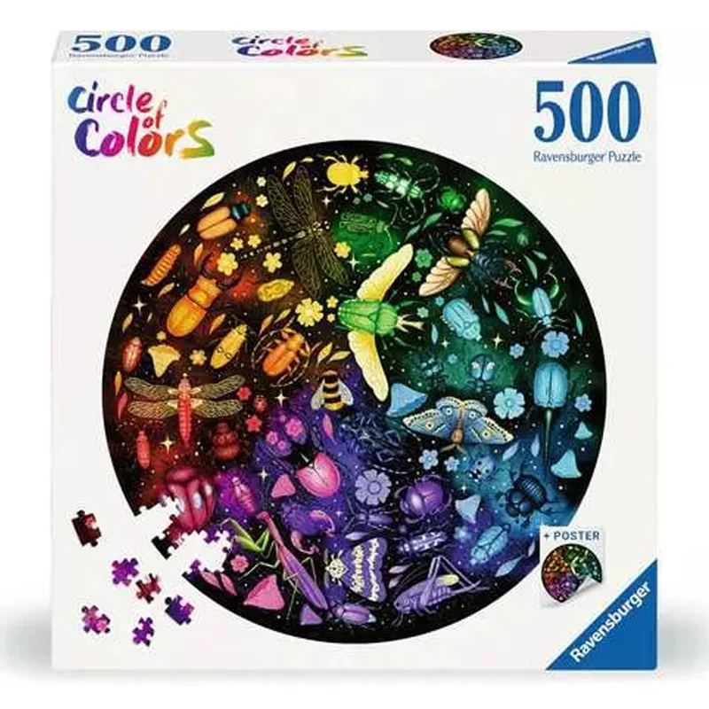 Ravensburger Insects 500 pc Round puzzle