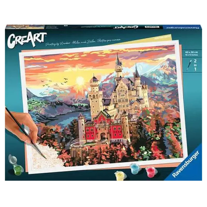 Fairytale Castle 12x16 Paint by Number