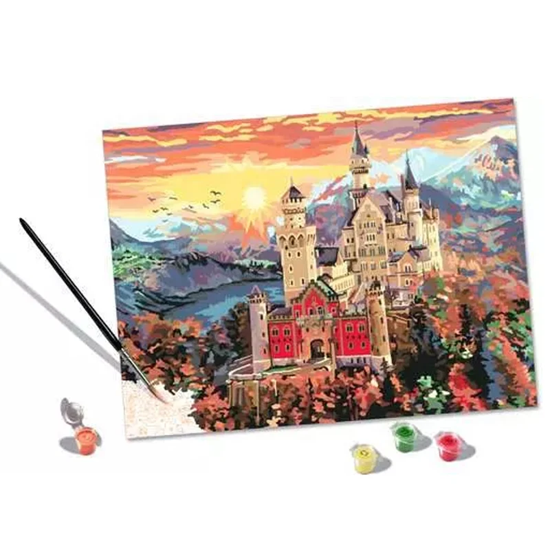 Fairytale Castle 12x16 Paint by Number
