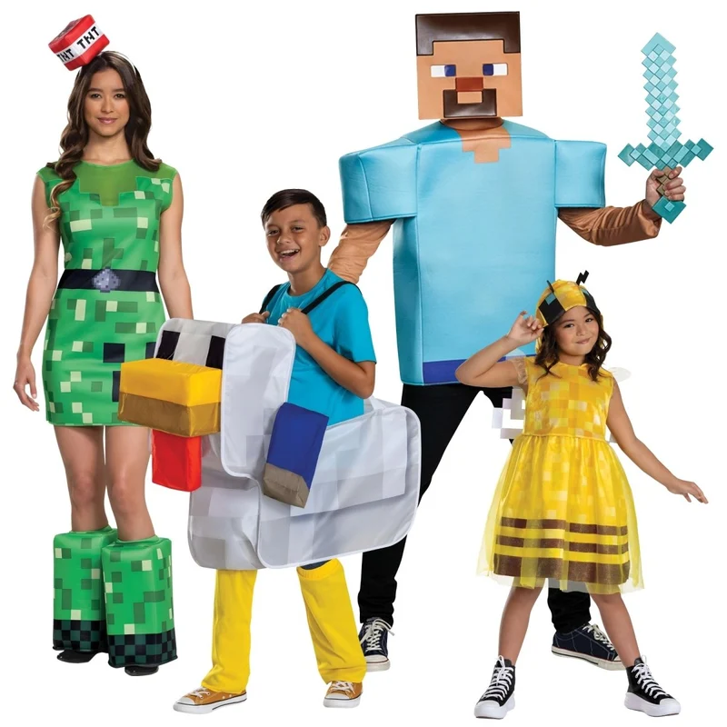 Minecraft Family Costumes