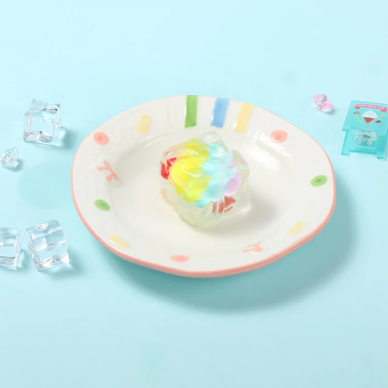 Rainbow Crystal Cube Taba Squishy