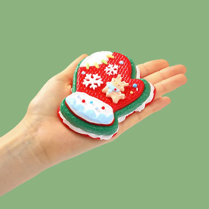 Christmas Mittens Taba Squishy