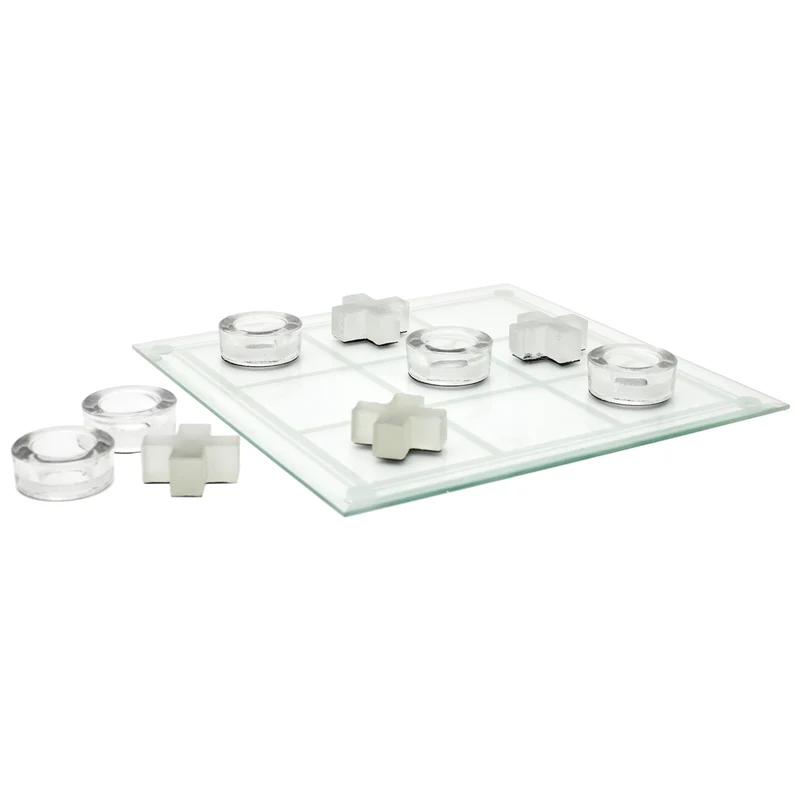 JEU DU TIC TAC TOE EN VERRE