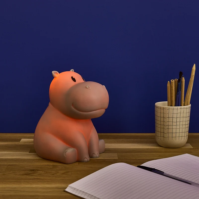 LAMPE VEILLEUSE HIPPOPOTAME