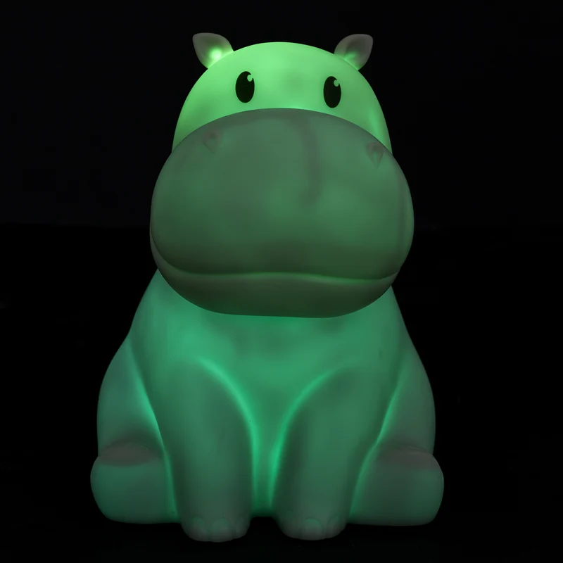 LAMPE VEILLEUSE HIPPOPOTAME