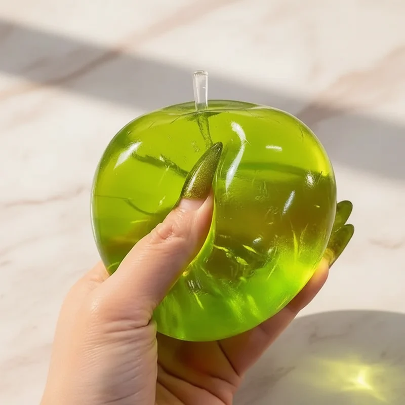 Squishy Pomme Verte & Noix de Coco Anti-Stress