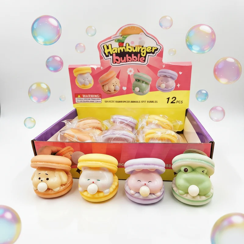 Squishy Grenouille Burger Kawaii Anti-Stress