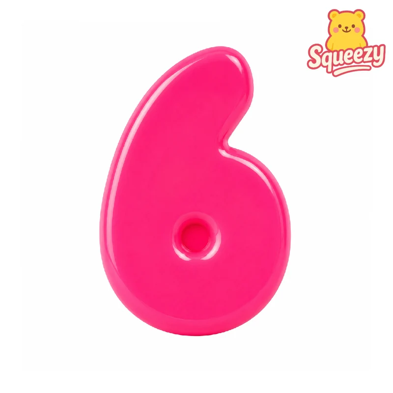 Jumbo Squishy Colorful Number 6 & 7 Squishies