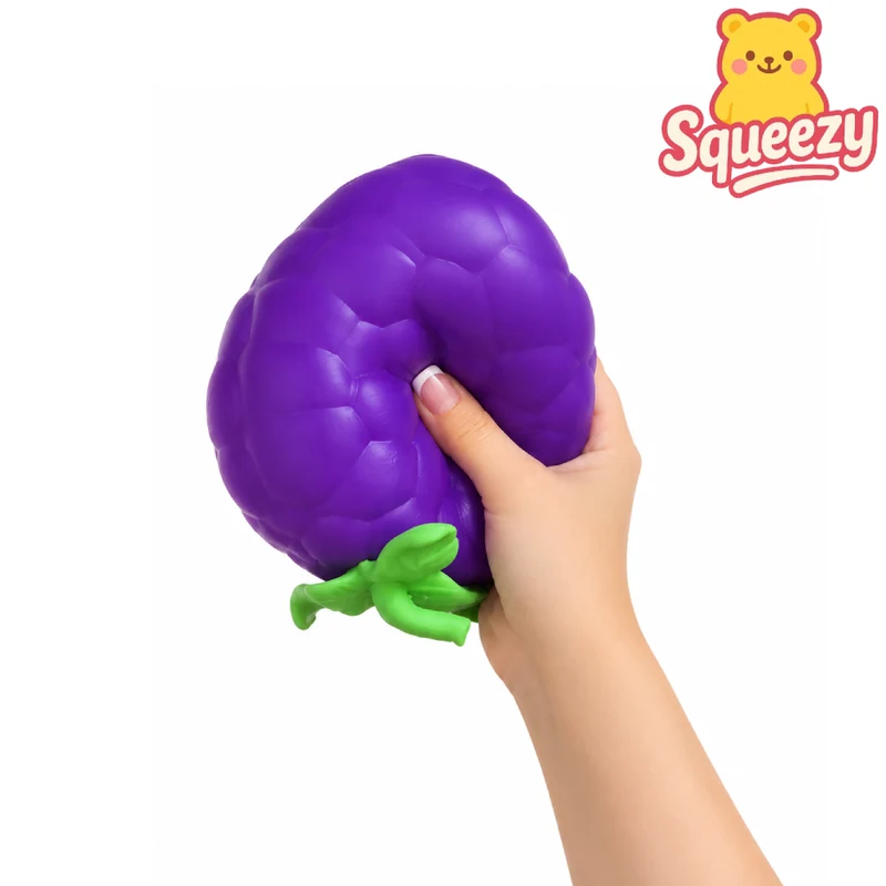 Jumbo Grape Squishy Giant Soft Stress Relief Toy