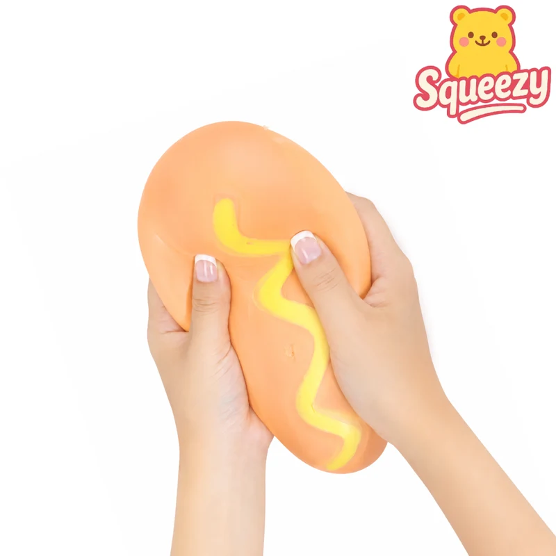 Keycraft Jumbo Hot Dog Giant Soft Stress Relief Toy