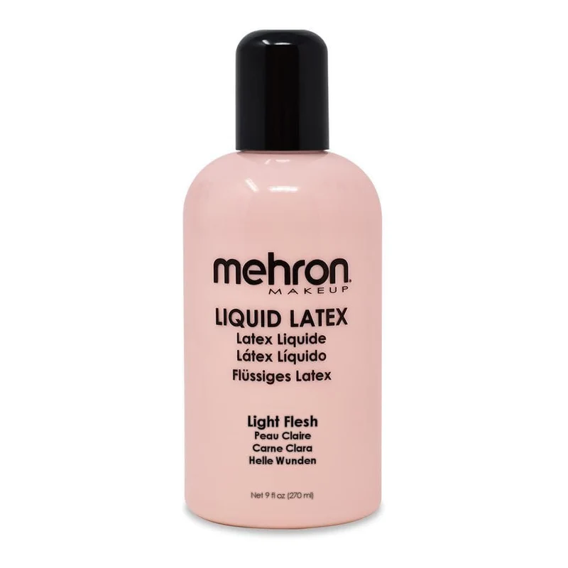 Mehron Bottle of light flesh liquid latex, 9 ounces