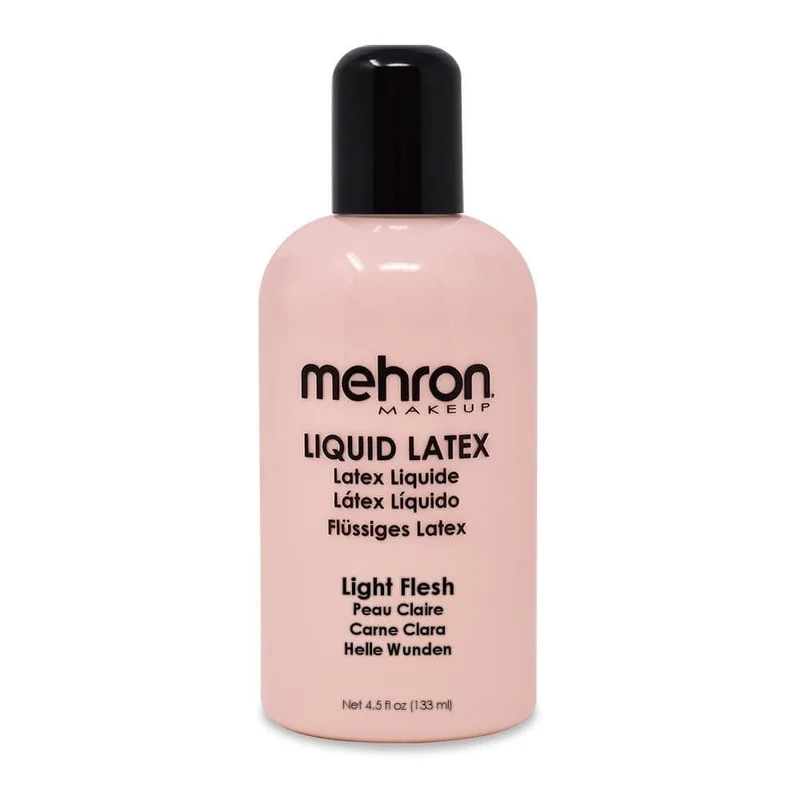 Mehron Bottle of light flesh liquid latex, 4.5 ounces