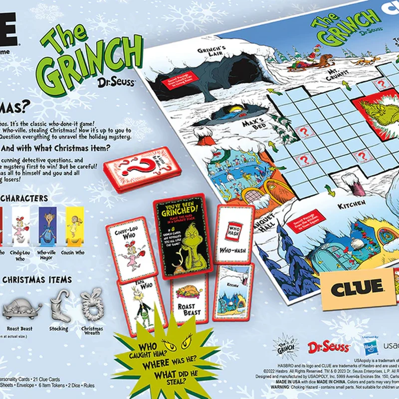 The Grinch Clue Game
