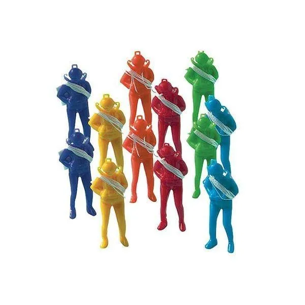 Paratrooper figurines, 12 per package