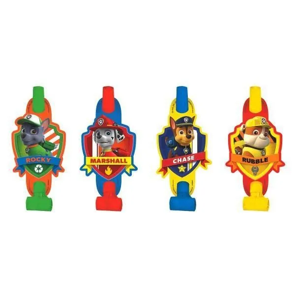 Paw Patrol blowouts, 8 per package