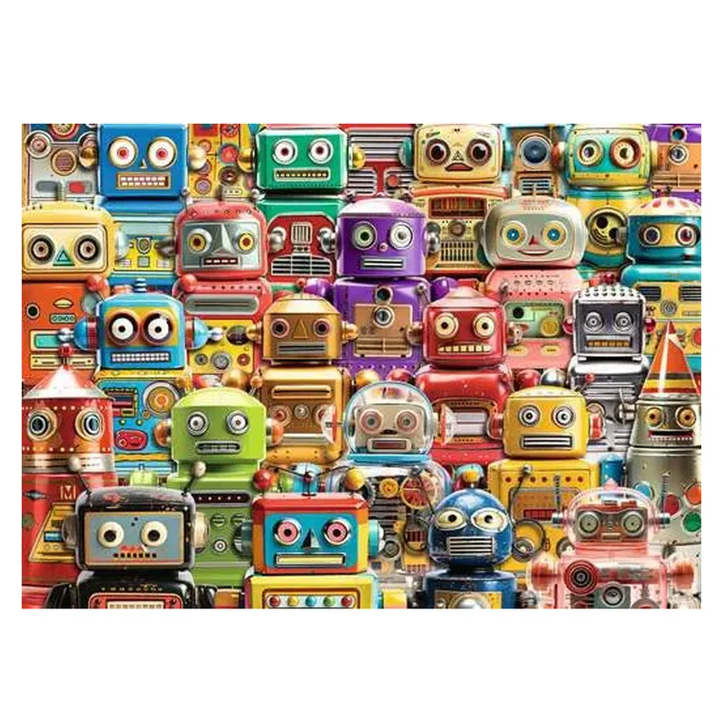Ravensburger Retro Robots 500 pc Large Format Puzzle