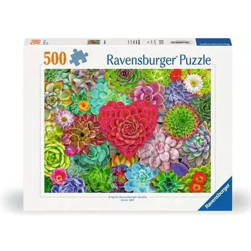Ravensburger Succulent love 500 pc Puzzle