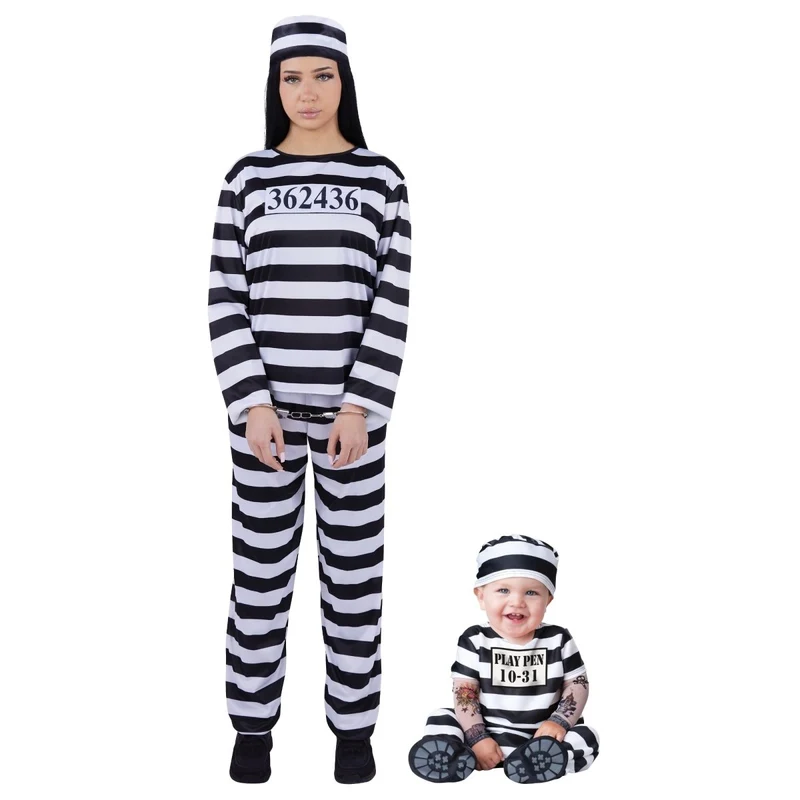 Mommy and Me Inmates Costumes
