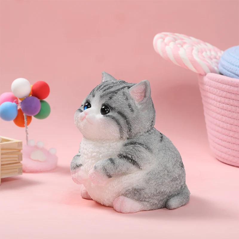 800g Giant Gray Cat Taba Squishy
