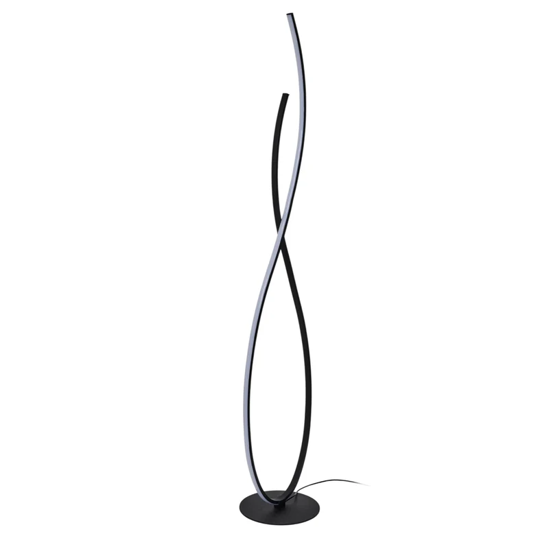 LAMPE DESIGN SPIRALE NOIR