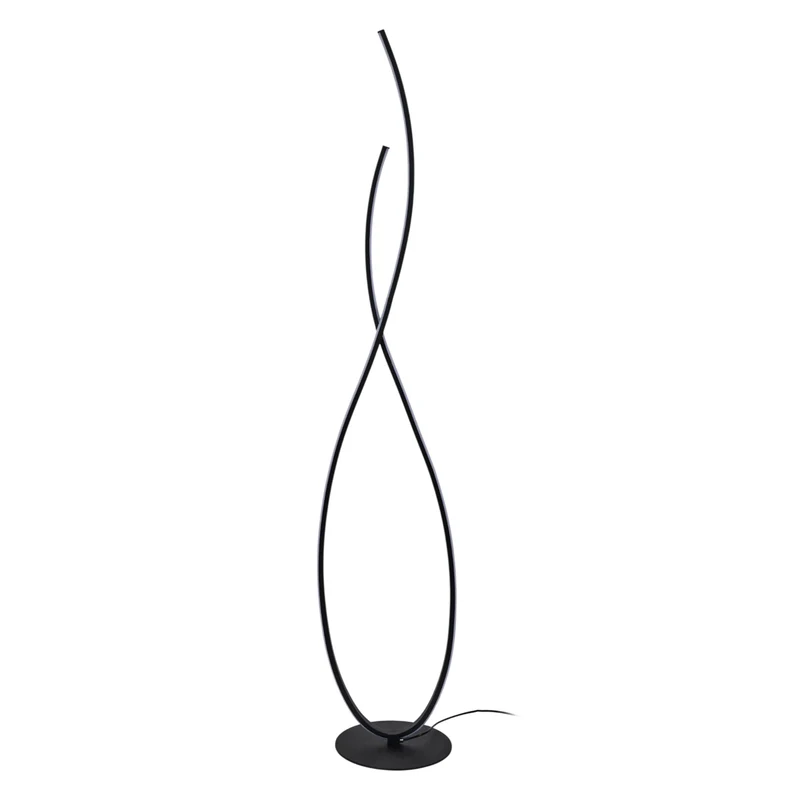 LAMPE DESIGN SPIRALE NOIR