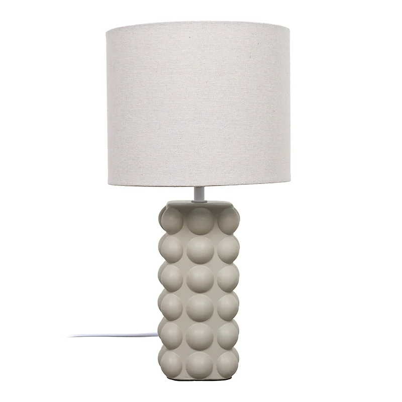 LAMPE CERAMIQUE TAUPE