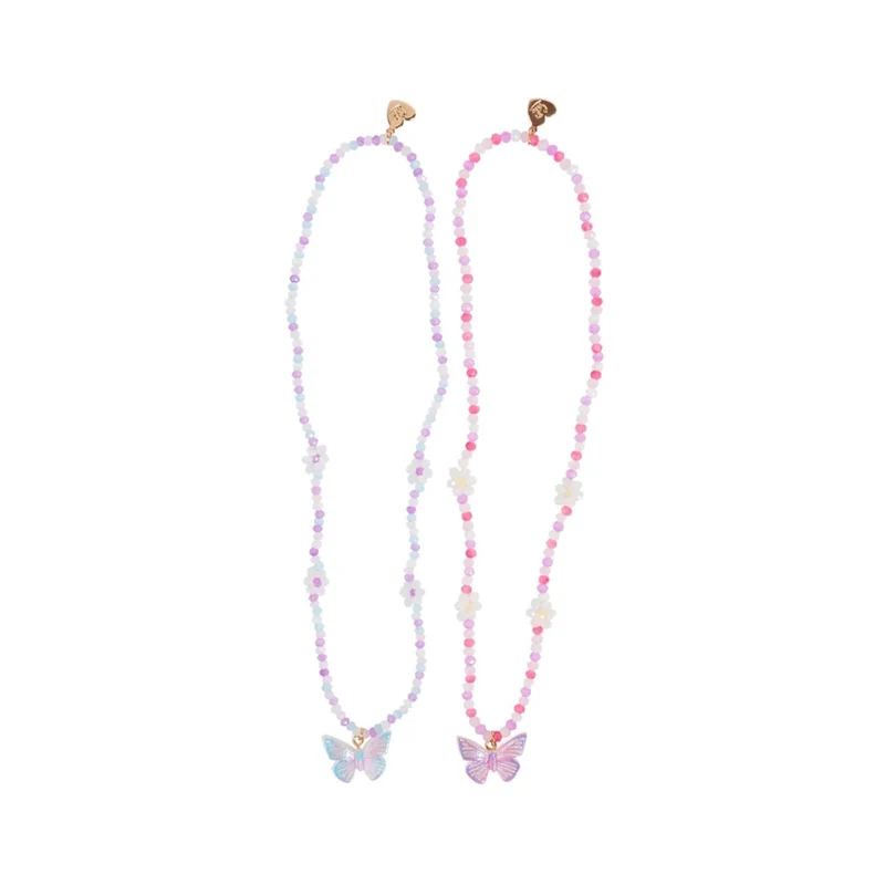 Butterflies and Daises Necklace, Assortment, 1 Count