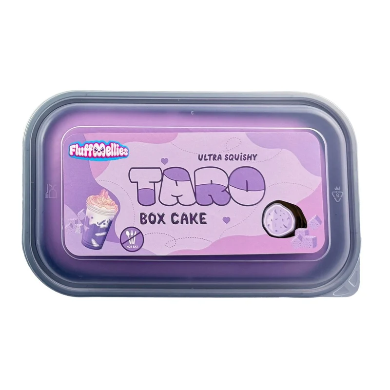 Fluffmellies Ultra Squishy Cake Box Squishy Toy, Assortment, 1 Count